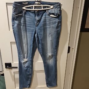 Vigoss Light Blue Distressed Skinny Jeans